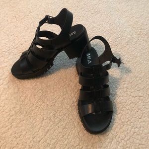 Size 7.5 MIA gladiator heels
